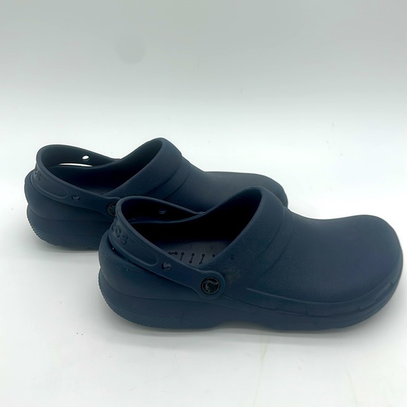 CROCS Bistro Chef Mario Batali Clogs Dark Blue Mens 8 Women’s 10 - Picture 4 of 12
